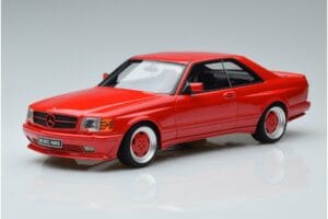 Mercedes 560 SEC W126 Widebody Rood Otto 1:18 OT995 Hars