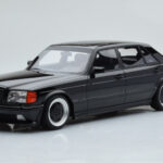 Mercedes 560 SEL AMG W126 Obsidian Zwart Otto 1:18