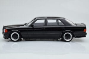 Mercedes 560 SEL AMG W126 Obsidian Zwart Otto 1:18 OT297 Hars — afbeelding 3 van 6