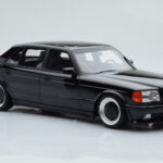 Mercedes 560 SEL AMG W126 Obsidian Zwart Otto 1:18 - image 4 of 6