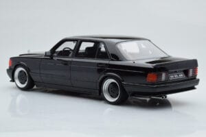 Mercedes 560 SEL AMG W126 Obsidian Zwart Otto 1:18 OT297 Hars — afbeelding 5 van 6
