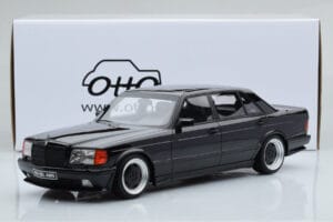Mercedes 560 SEL AMG W126 Obsidian Zwart Otto 1:18 OT297 Hars — afbeelding 6 van 6