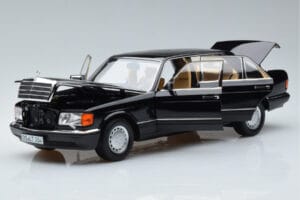 Mercedes 560 SEL W126 Zwart Norev 1:18 183793 Metaal — afbeelding 2 van 7