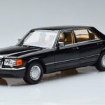 Mercedes 560 SEL W126 Zwart Norev 1:18