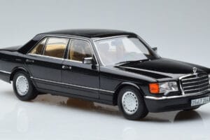 Mercedes 560 SEL W126 Zwart Norev 1:18 183793 Metaal — afbeelding 5 van 7