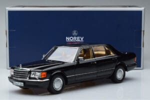 Mercedes 560 SEL W126 Zwart Norev 1:18 183793 Metaal — afbeelding 7 van 7