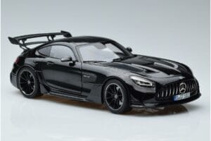 Mercedes AMG GT C190 Black Series Zwart Norev 1:18 183900 Metaal — afbeelding 5 van 7
