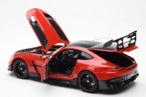 Mercedes AMG GT Black Series Rood Asia Exclusive Norev 1:18 183906 Metaal — afbeelding 5 van 8