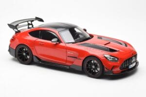 Mercedes AMG GT Black Series Rood Asia Exclusive Norev 1:18 183906 Metaal — afbeelding 6 van 8