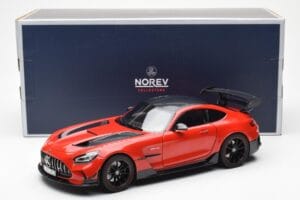 Mercedes AMG GT Black Series Rood Asia Exclusive Norev 1:18 183906 Metaal — afbeelding 8 van 8