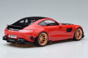 Mercedes AMG GT Prior Design C190 Rood GT Spirit 1:18 ZM104 Hars — afbeelding 2 van 6