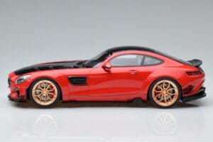 Mercedes AMG GT Prior Design C190 Rood GT Spirit 1:18 ZM104 Hars — afbeelding 3 van 6