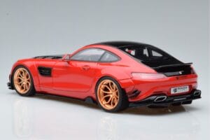 Mercedes AMG GT Prior Design C190 Rood GT Spirit 1:18 ZM104 Hars — afbeelding 5 van 6
