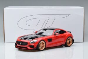 Mercedes AMG GT Prior Design C190 Rood GT Spirit 1:18 ZM104 Hars — afbeelding 6 van 6