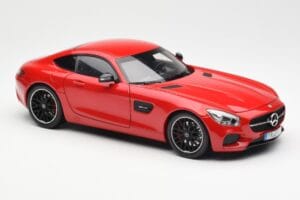 Mercedes AMG GT C190 Rood Norev 1:18 183496 Metaal — afbeelding 6 van 8