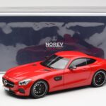 Mercedes AMG GT C190 Rood Norev 1:18 183496 - image 8 of 8