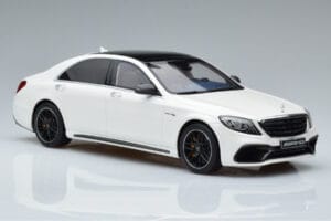 Mercedes AMG S63 W222 Diamond Wit GT Spirit 1:18 B66965714 Hars — afbeelding 4 van 6