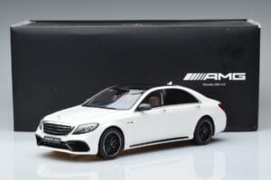 Mercedes AMG S63 W222 Diamond Wit GT Spirit 1:18 B66965714 Hars — afbeelding 6 van 6