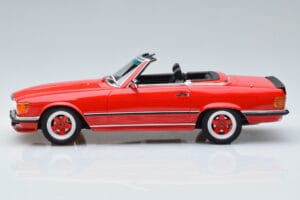 Mercedes AMG SL500 R107 Rood Otto 1:18 OT962 Hars — afbeelding 3 van 6
