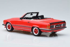 Mercedes AMG SL500 R107 Rood Otto 1:18 OT962 Hars — afbeelding 5 van 6