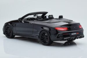 Mercedes Brabus 650 Cabriolet Zwart GT Spirit 1:18 GT206 Hars — afbeelding 5 van 6