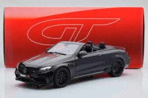 Mercedes Brabus 650 Cabriolet Zwart GT Spirit 1:18 GT206 Hars — afbeelding 6 van 6