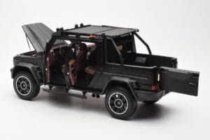 Mercedes Brabus G800 W463 Adventure XLP Night Zwart Magno Almost Real 1:18 860525 Metaal — afbeelding 5 van 8