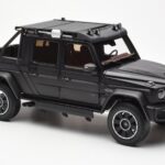 Mercedes Brabus G800 W463 Adventure XLP Night Zwart Magno Almost Real 1:18 - image 6 of 8