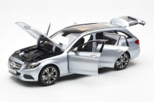 Mercedes C-Class W205 T-Model Zilver Asia Exclusive Norev 1:18 183865 Metaal — afbeelding 2 van 8