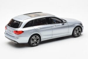 Mercedes C-Class W205 T-Model Zilver Asia Exclusive Norev 1:18 183865 Metaal — afbeelding 3 van 8