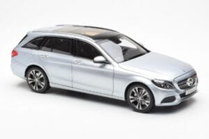 Mercedes C-Class W205 T-Model Zilver Asia Exclusive Norev 1:18 183865 Metaal — afbeelding 6 van 8