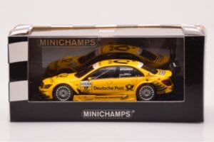 Mercedes C-Class W204 DTM Deutsche Post AMG Mercedes #17 D. Coulthard DTM 2010 Minichamps 1:43 400103817 Metaal — afbeelding 4 van 4