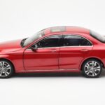 Mercedes C-Class W205 Rood Metallic Asia Exclusive Norev 1:18 - image 4 of 8