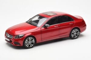 Mercedes C-Class W205 Rood Metallic Asia Exclusive Norev 1:18 183835