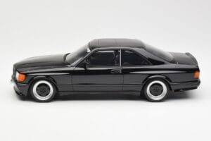Mercedes 560 SEC C126 AMG Widebody Zwart Otto 1:18 OT187 Hars — afbeelding 3 van 6