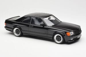 Mercedes 560 SEC C126 AMG Widebody Zwart Otto 1:18 OT187 Hars — afbeelding 4 van 6