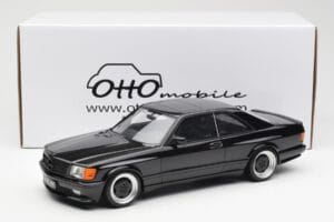 Mercedes 560 SEC C126 AMG Widebody Zwart Otto 1:18 OT187 Hars — afbeelding 6 van 6