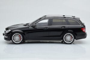 Mercedes C63 AMG S204 T-Model Zwart GT Spirit 1:18 GT760 Hars — afbeelding 3 van 6