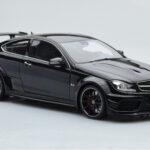 Mercedes C63 AMG W204 Black Series Zwart GT Spirit 1:18 - image 4 of 7