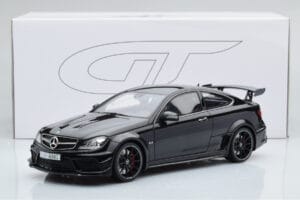 Mercedes C63 AMG W204 Black Series Zwart GT Spirit 1:18 ZM019 Hars — afbeelding 7 van 7