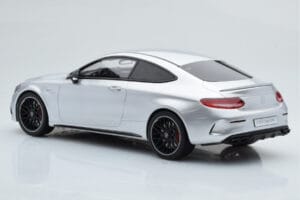Mercedes C63S AMG C205 Coupe Zilver GT Spirit 1:18 GT116 Hars — afbeelding 5 van 6