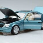 Mercedes CL600 C140 Blauw Metallic Norev 1:18 183448 Metaal - image 2 of 7