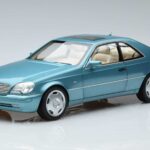 Mercedes CL600 C140 Blauw Metallic Norev 1:18 183448 Metaal