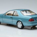 Mercedes CL600 C140 Blauw Metallic Norev 1:18 183448 Metaal - image 6 of 7