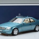 Mercedes CL600 C140 Blauw Metallic Norev 1:18 183448 Metaal - image 7 of 7