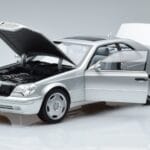 Mercedes CL600 C140 Zilver Metallic Norev 1:18 183446 Metaal - image 2 of 7