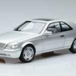 Mercedes CL600 C140 Zilver Metallic Norev 1:18 183446 Metaal