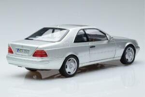 Mercedes CL600 C140 Zilver Metallic Norev 1:18 183446 Metaal — afbeelding 3 van 7