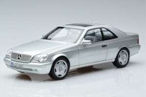 Mercedes CL600 C140 Zilver Metallic Norev 1:18 183446 Metaal