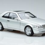 Mercedes CL600 C140 Zilver Metallic Norev 1:18 183446 Metaal - image 5 of 7